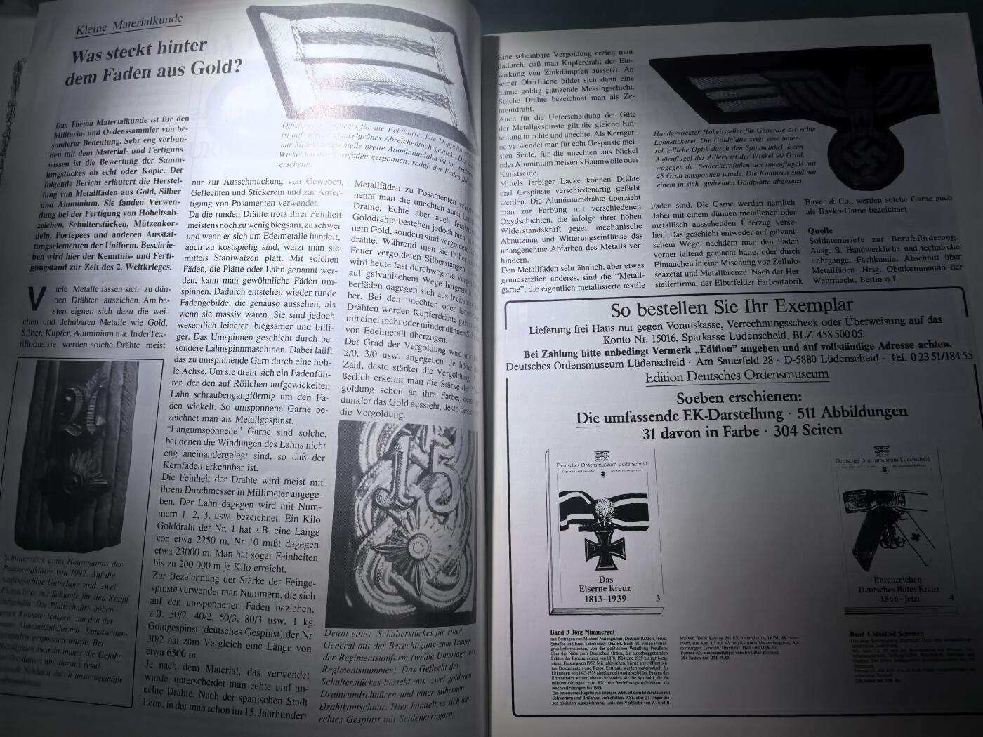 盛世勋华——号角文化勋章邮票专场拍卖第301期 德国出版 Militaria-Magazin杂志 总第61期 58页