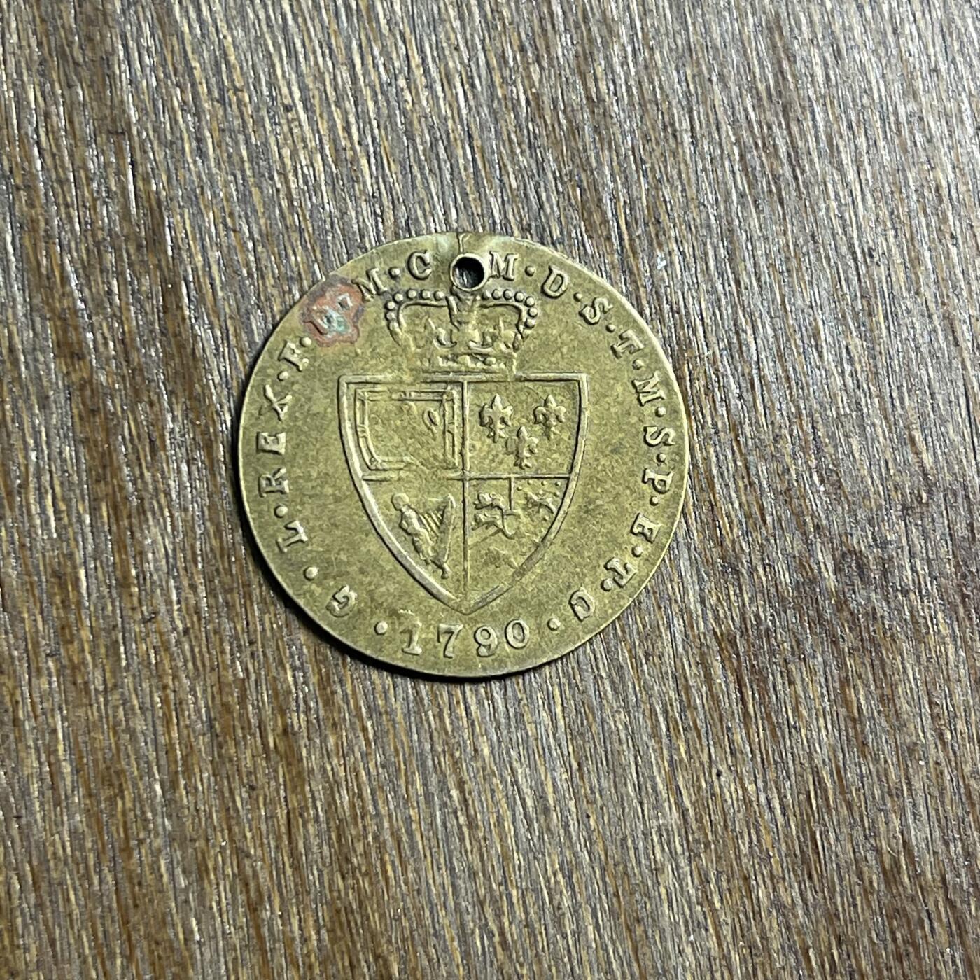 【春节前最后一拍，下一场3.3号】★第139场★散币场。不寄存，30包邮。不满30元，支付5元运费。《接受代拍 代送NGC评级》 53【无寄存】1793 乔三 代用币 铜币 有孔