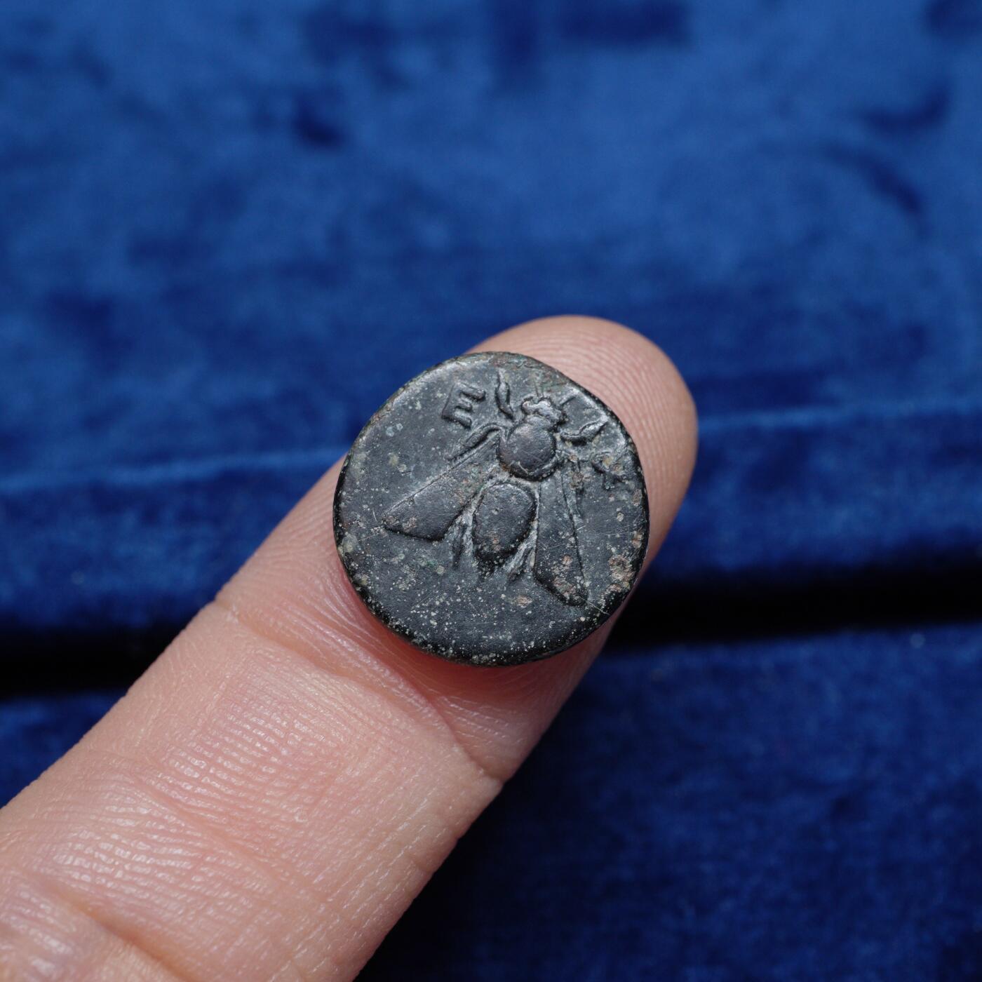 琋语集藏2026年02月欧洲古典打制币拍卖 古希腊爱奥尼亚以弗所蜜蜂与雄鹿铜币