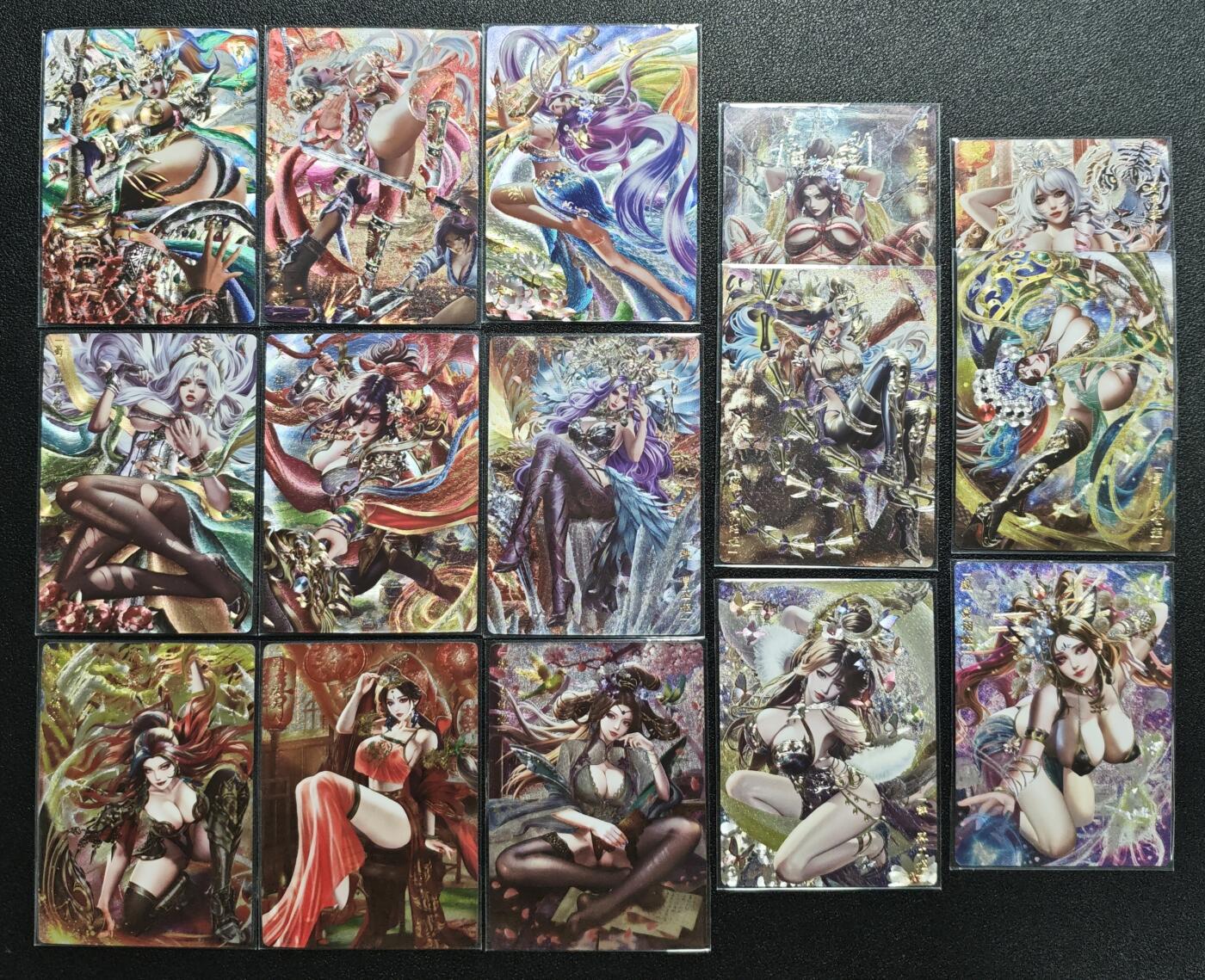 天玑星卡拍第164期《1.22周四截拍》持续收拍收评中 满赠卡需备注 卡玩帕克 三国姬 5弹 粗闪 15张