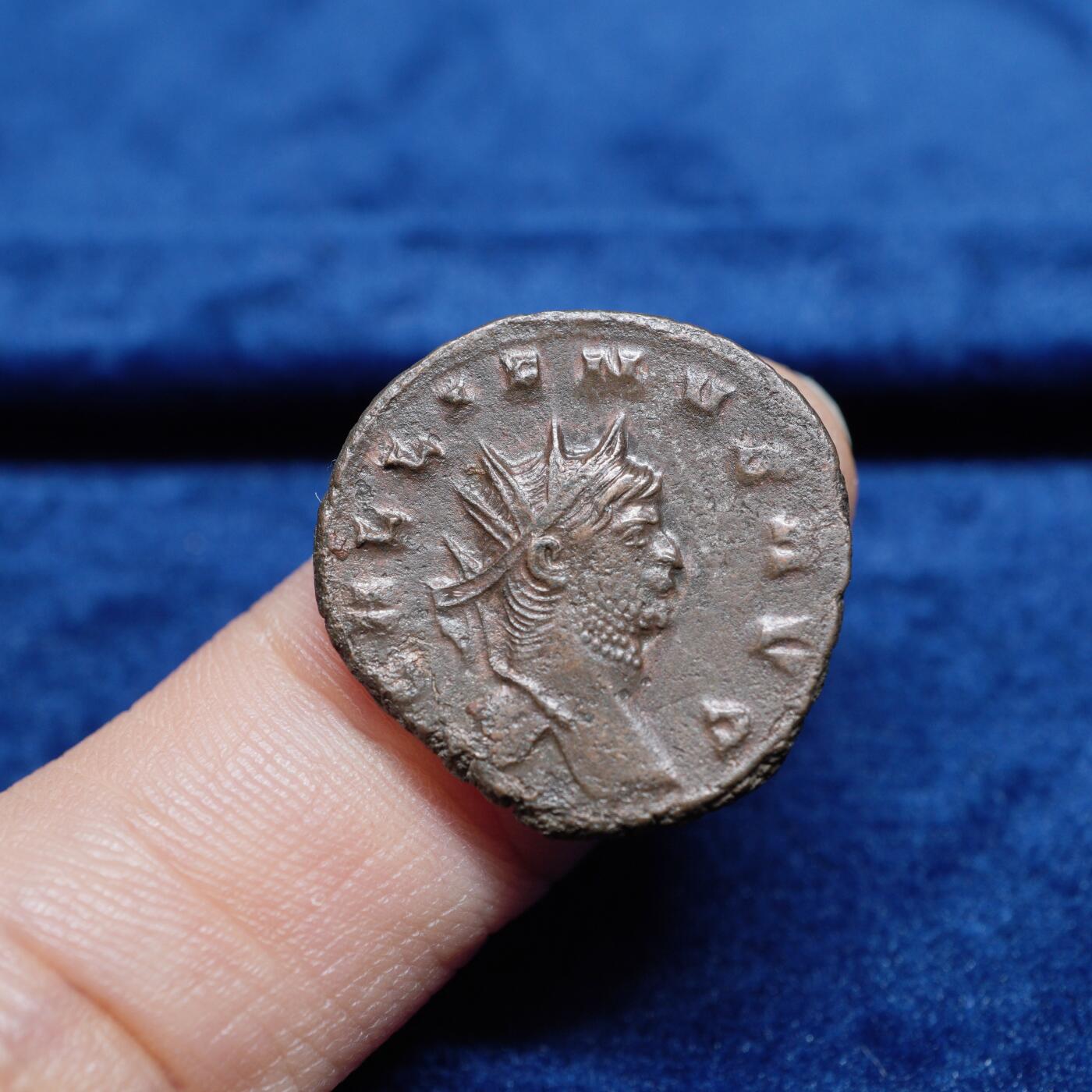 琋语集藏2026年02月欧洲古典打制币拍卖 古罗马帝国加里恩努斯-山羊铜币