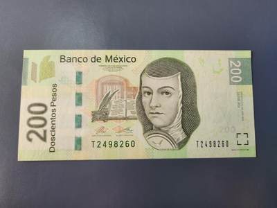 1月22号晚上8点 外国纸币自动截拍第11场 - 墨西哥200全新