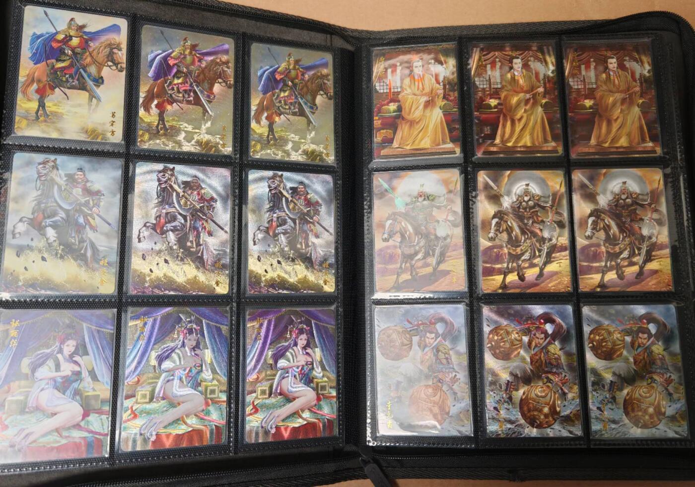 趣卡卡拍No.23期（无佣金免手续费，分享成交有奖） 【三工艺】燎原卡牌-胡子怪兽 隋唐演义 金彩+半粗+全粗+特卡（具体数量见图）（不含卡册）