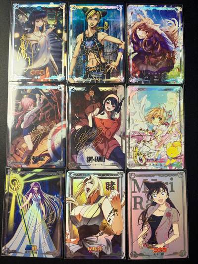 NO.22 好又多金牌大场，年前倒数第3期！每周一站式配齐，方便凑单！（周6晚9点截拍，卖家送拍0抽成！） - 玩卡秀 动漫女神声优烫金签名第三弹 一套9张 绝版套卡 彩闪