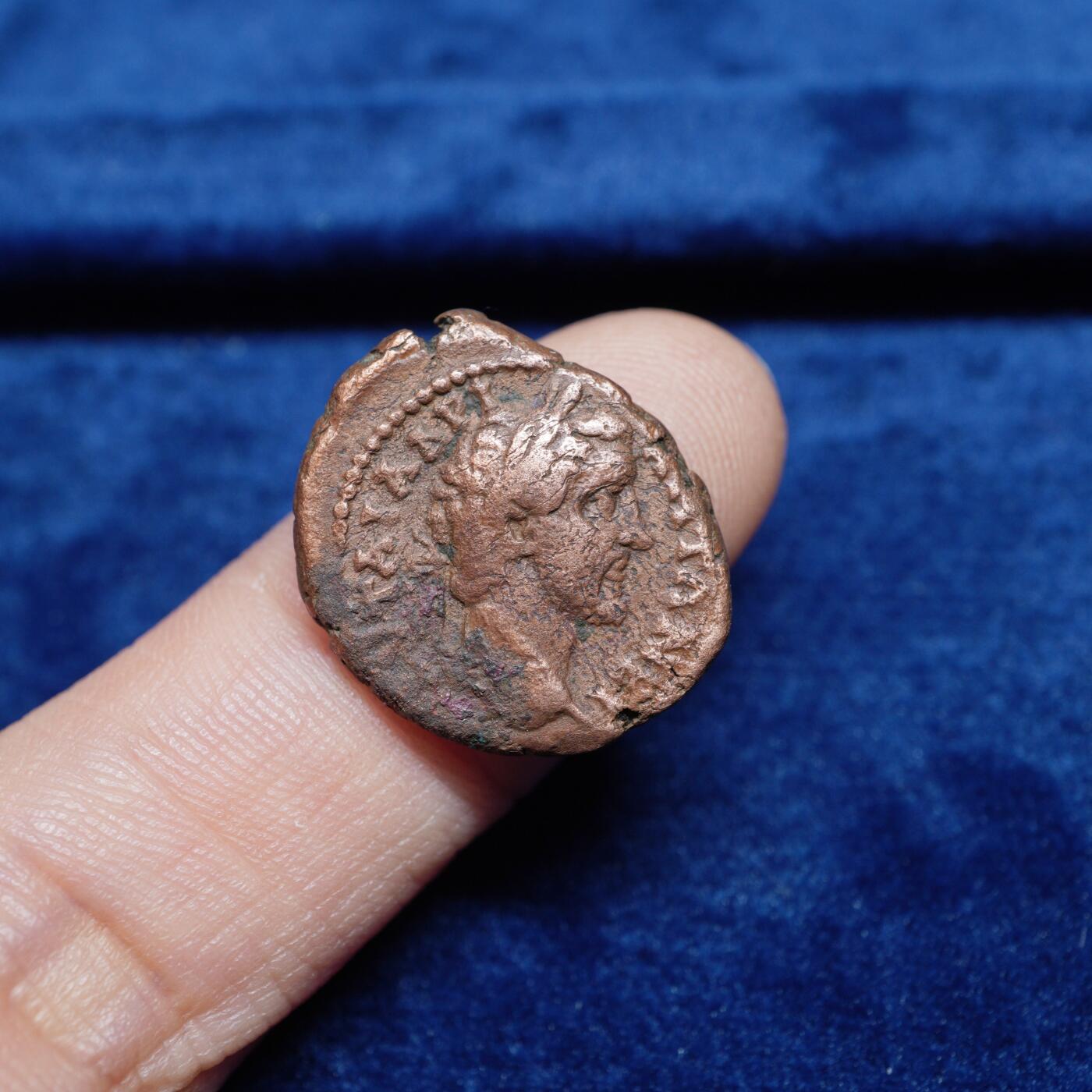 琋语集藏2026年02月欧洲古典打制币拍卖 古罗马色雷斯行省-安敦尼与玛尔斯铜币