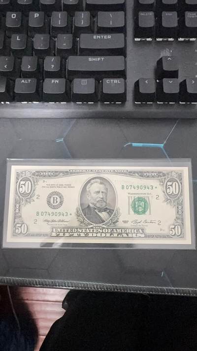 1993小头版50美元补号 - 1993小头版50美元补号