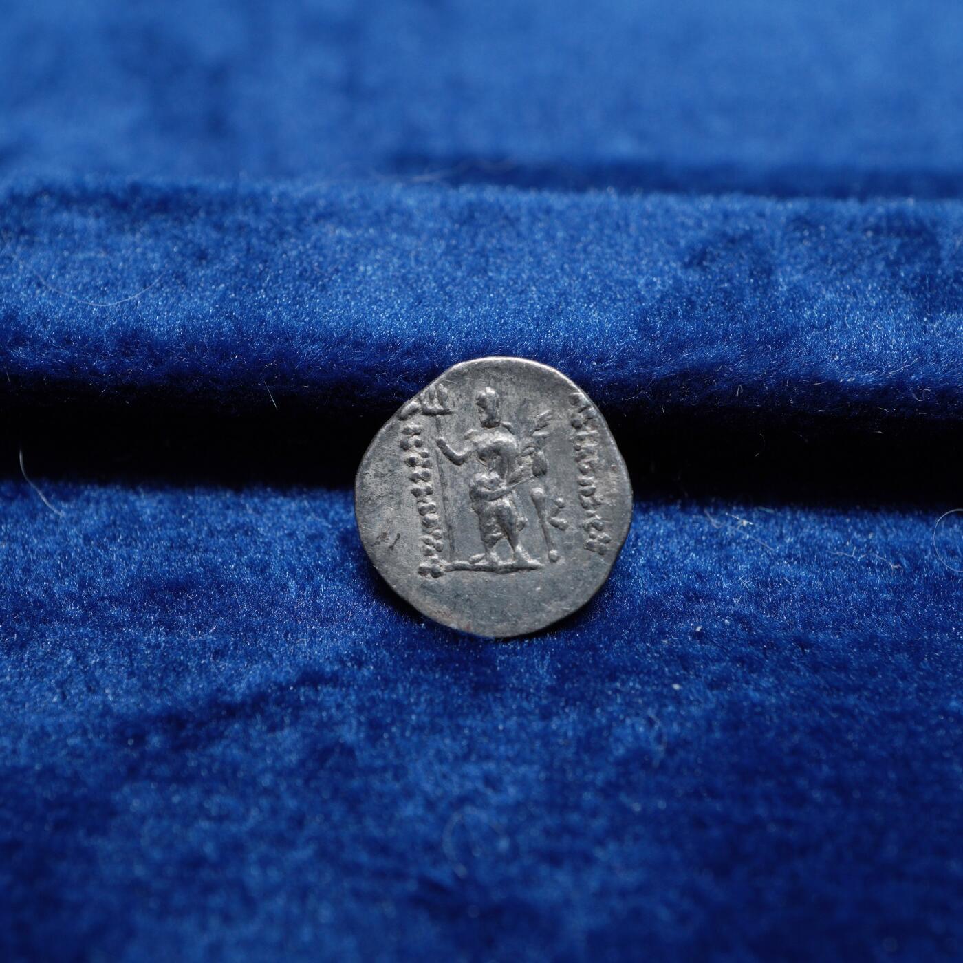 琋语集藏2026年02月欧洲古典打制币拍卖 古希腊巴克特里亚-安蒂马库斯奥波银币