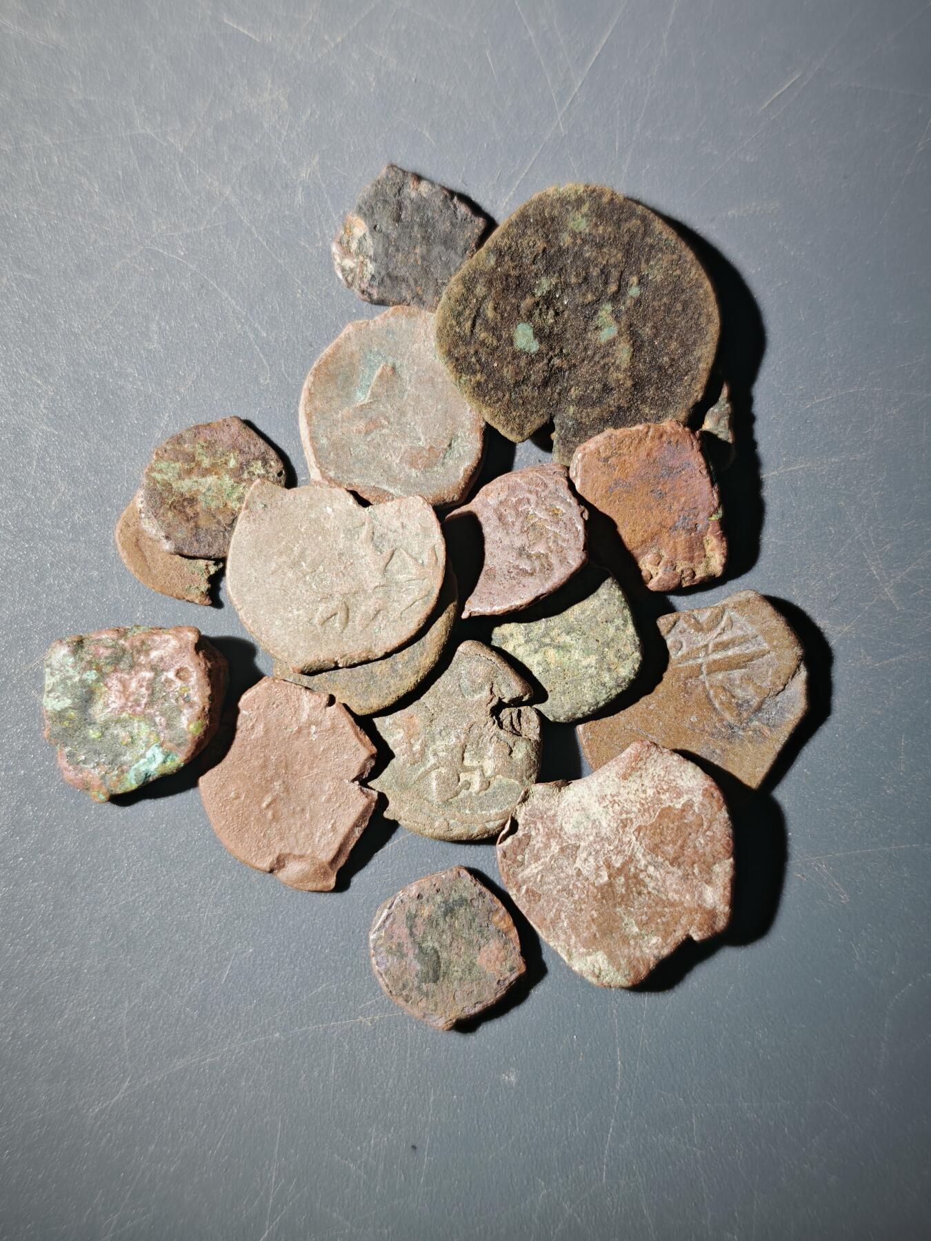 110期新疆红钱粟特钱币丝路钱币专场 E6丝路铜币