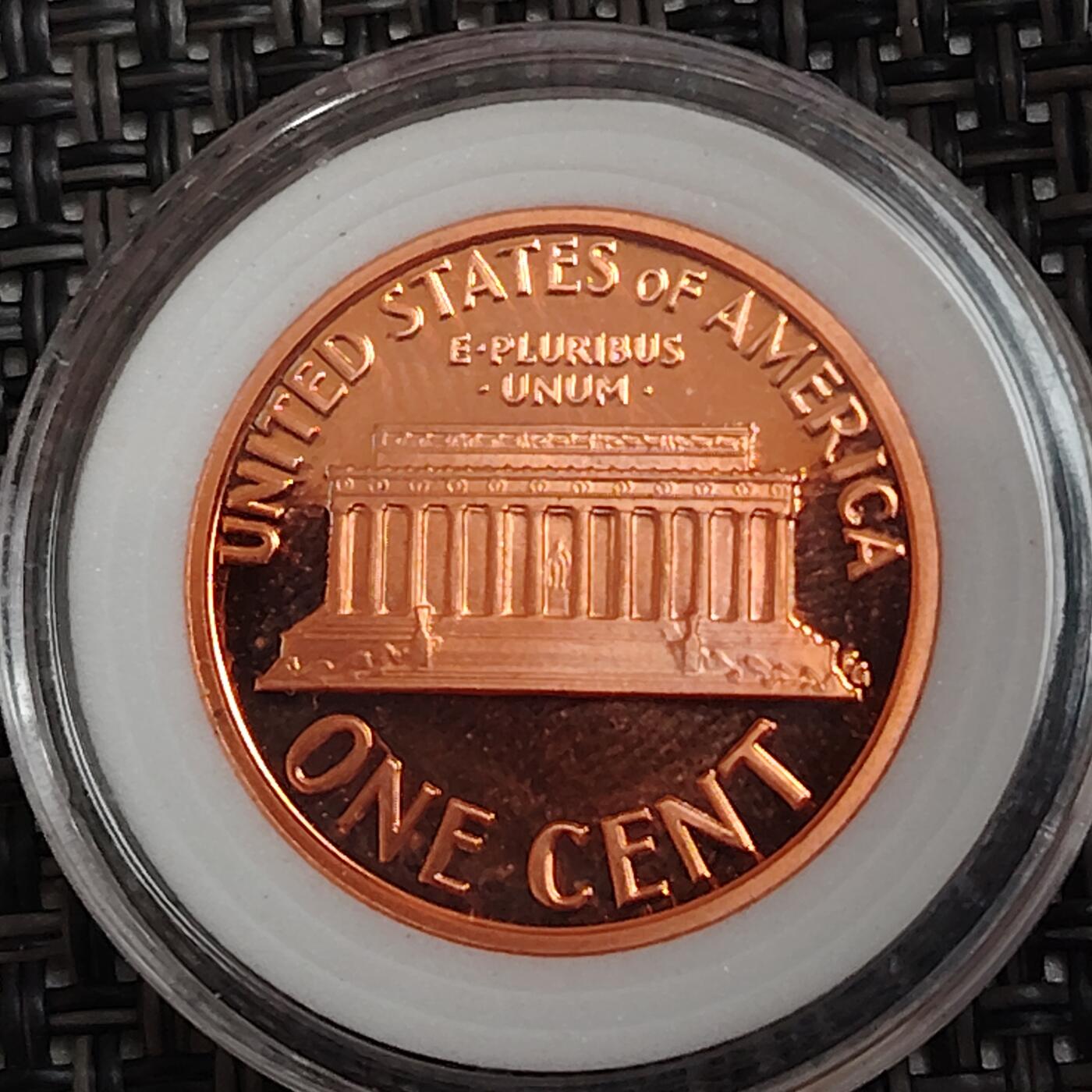 布加迪🐬～世界钱币(上海)🌾第 271 期 /  各国套币和散币 美国🇺🇸 2003年 1分 林肯头像精制币