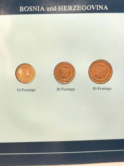 G&W世界散币，银币处理专场（第44场） - 富兰克林-波黑3枚套