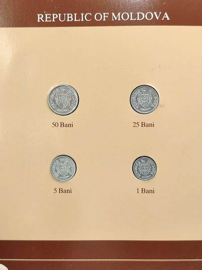 G&W世界散币，银币处理专场（第44场） - 富兰克林-摩尔多瓦4枚套