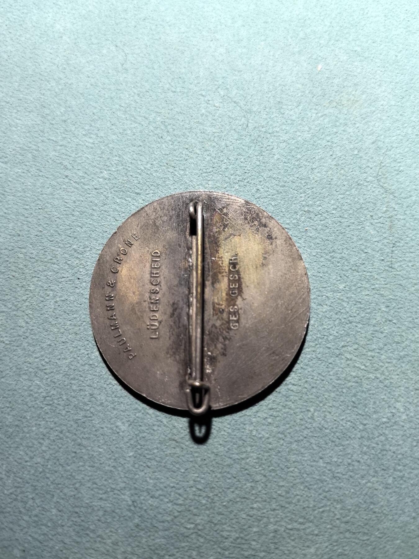 盛世勋华——号角文化勋章邮票专场拍卖第301期 德国（1939）北威斯特法伦地区小胡子感谢人民纪念铜章 做工精美 极为少见 带厂标