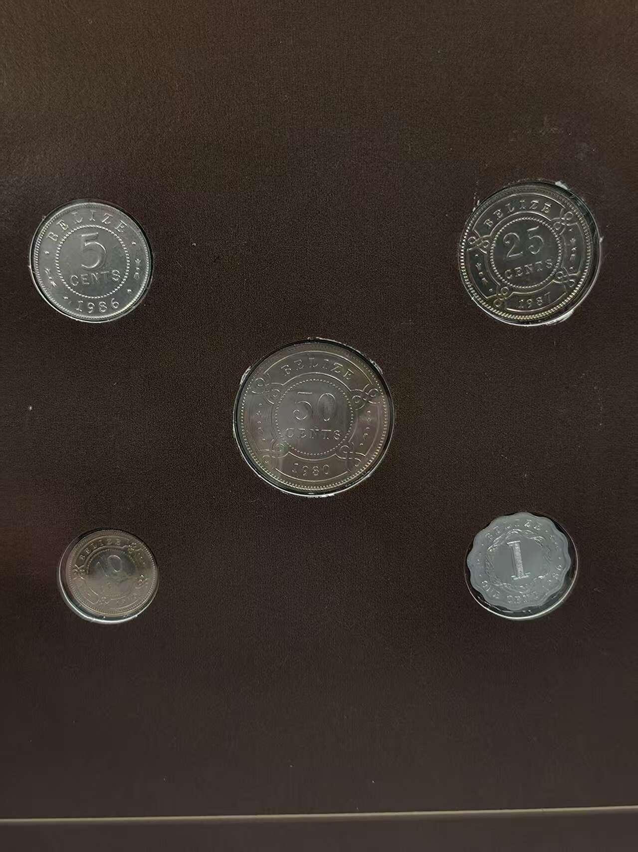 G&W世界散币，银币处理专场（第44场） 富兰克林-伯利兹5枚套