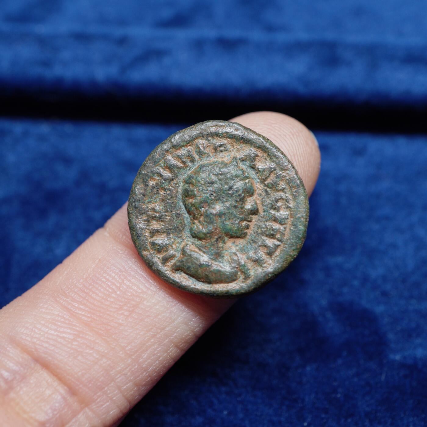 琋语集藏2026年02月欧洲古典打制币拍卖 古罗马行省茱莉亚.玛玛亚铜币