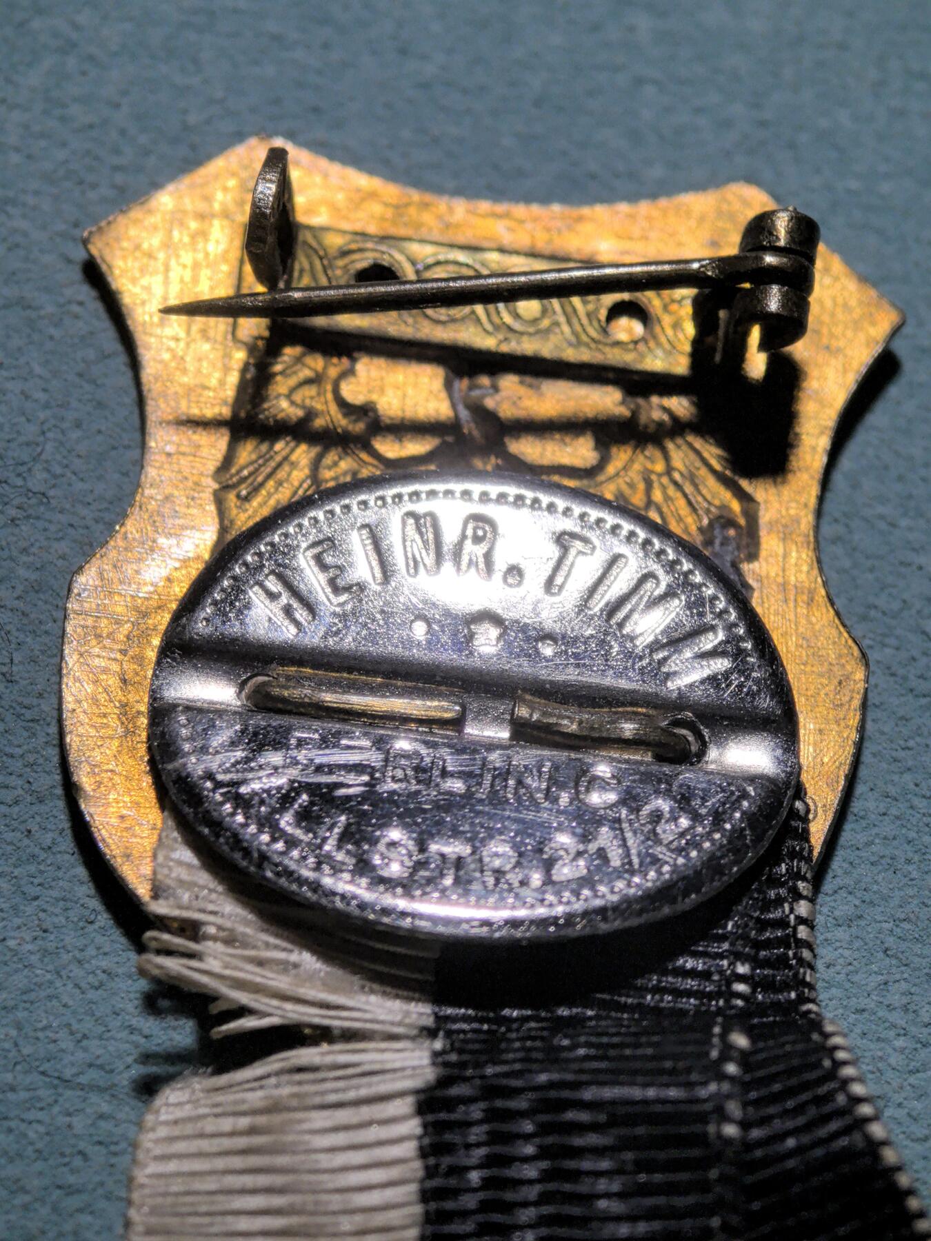 盛世勋华——号角文化勋章邮票专场拍卖第301期 德国（一战）普鲁士战争协会荣誉证章 带厂标