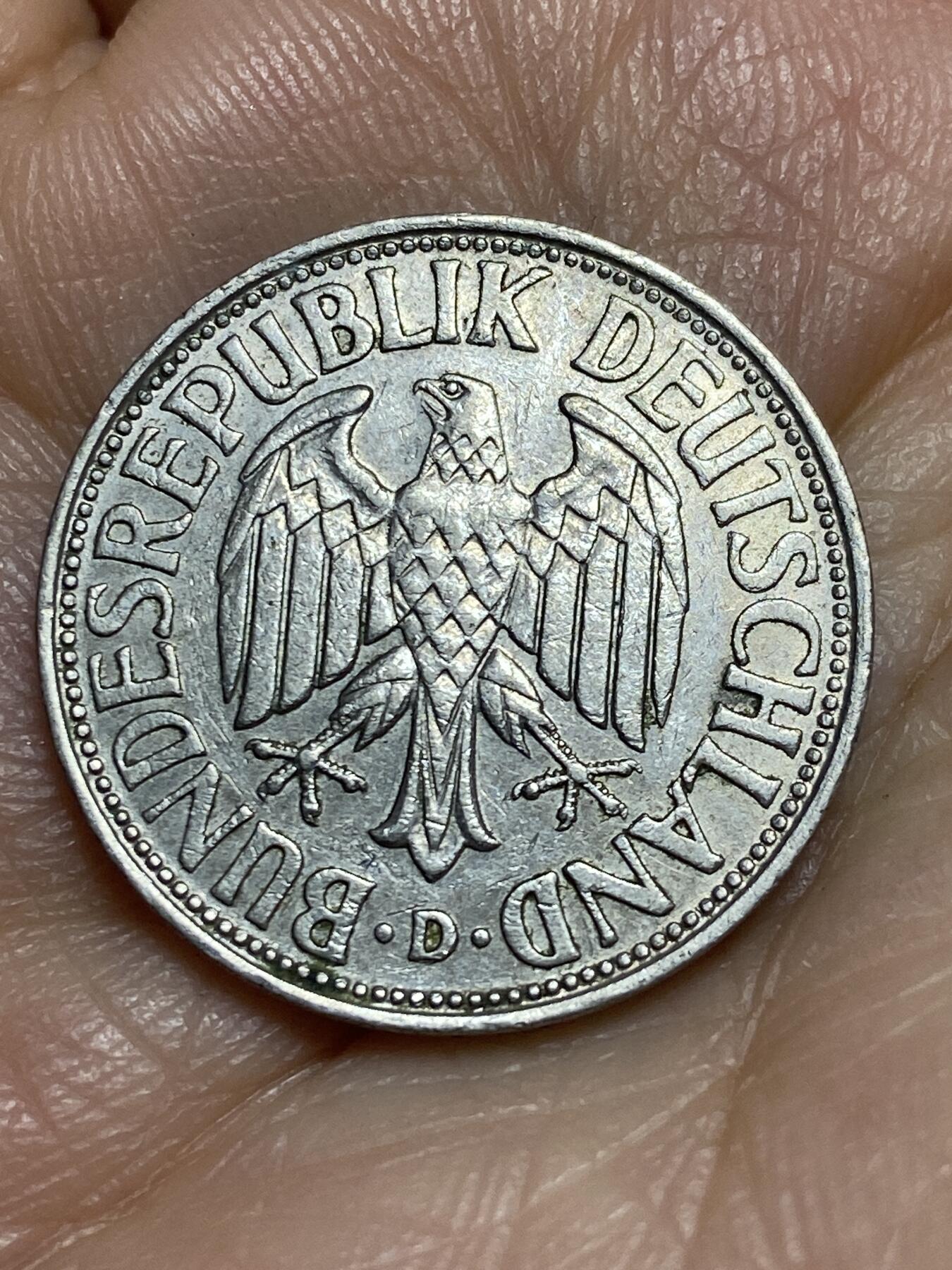 2026年第十三场(总第一百八十二场）外国好品散币场(免佣金) 德国🇩🇪1965年1马克(D标，慕尼黑造)