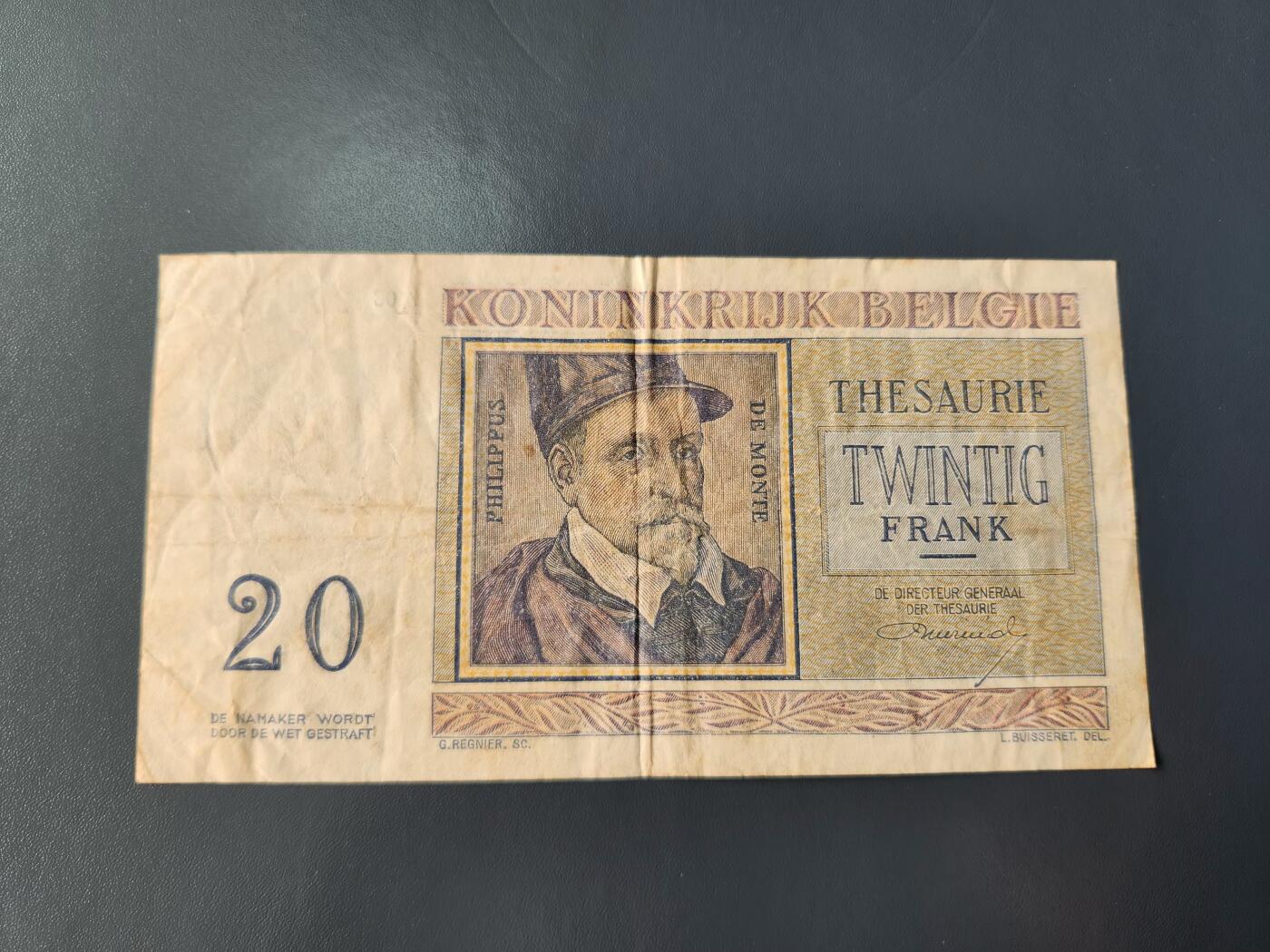 1月22号晚上8点 外国纸币自动截拍第11场 比利时原票美品