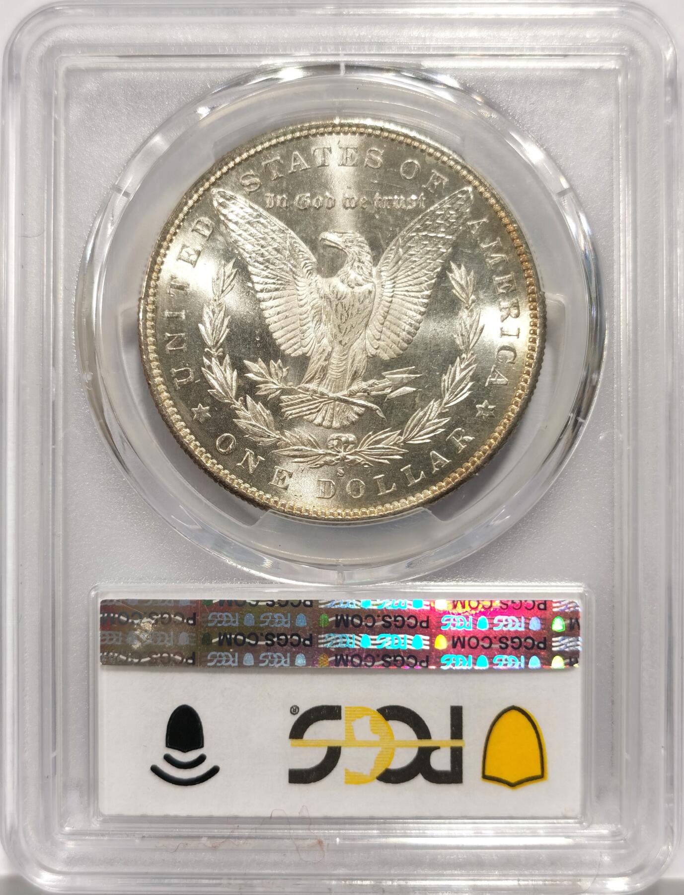 博洋堂世界钱币拍卖第158期（全场包邮） PCGS MS62 美国1885 S 摩根 麦稀奇首见 高分稀有品种 霜感十足 对于此年分难得一见的品相 收藏级 PCGS指导价3246