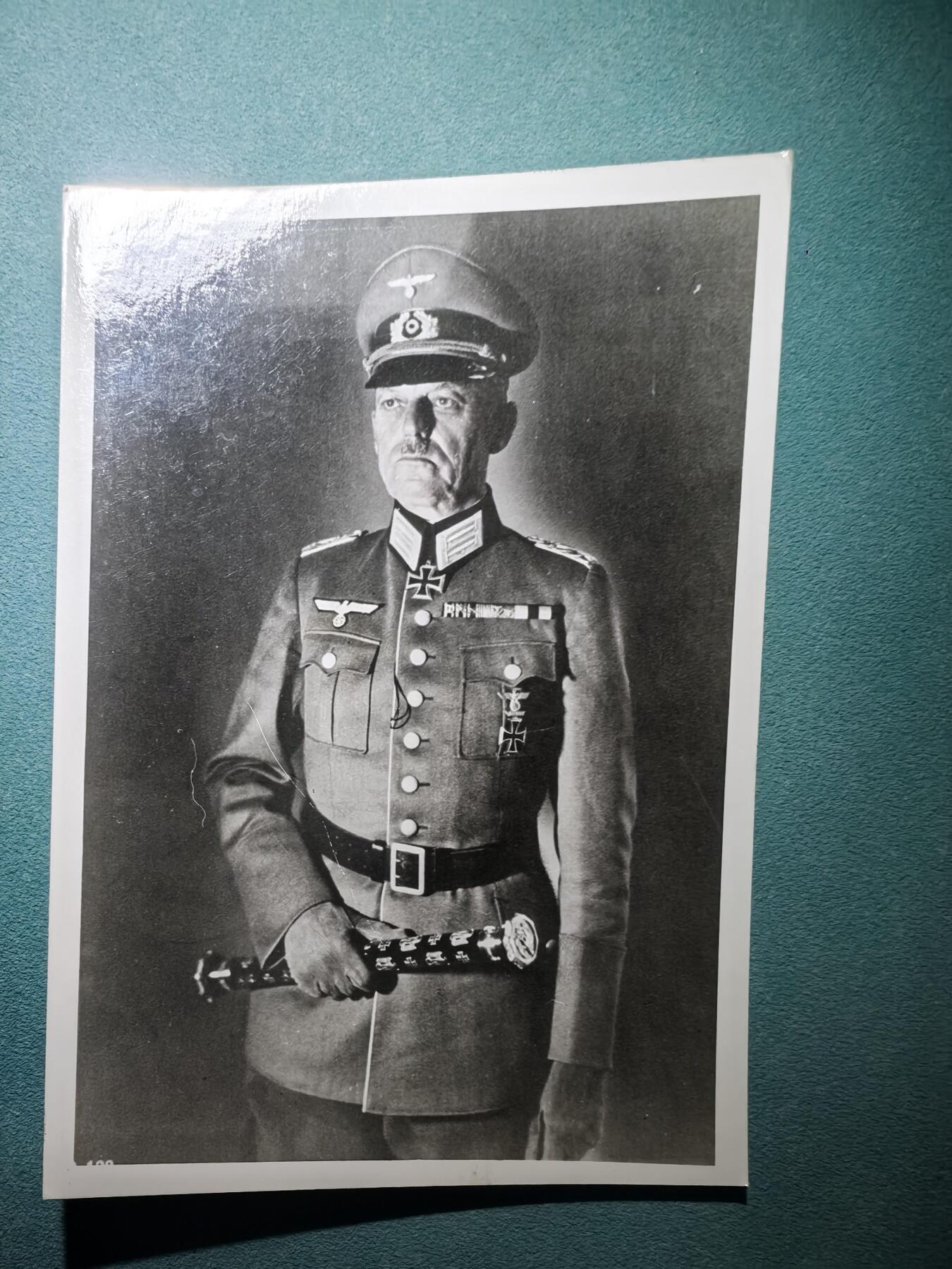 盛世勋华——号角文化勋章邮票专场拍卖第301期 德国（1939）元帅伦德斯泰特肖像照片