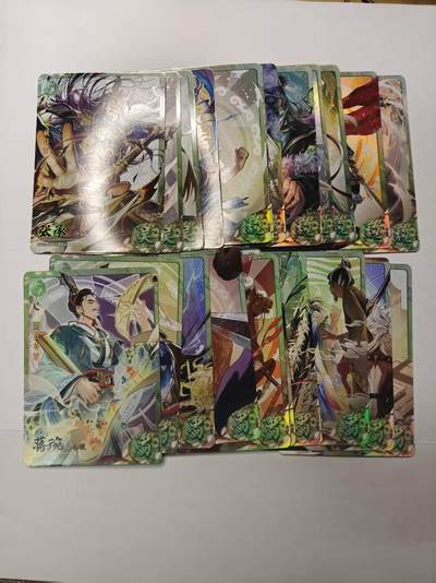 春节前倒数第三场！！龙虎卡牌-七三场（满200元包邮，无佣金，每周六结拍，欢迎送拍） - 22张全  卡游三国第八弹 青玉群英 一套