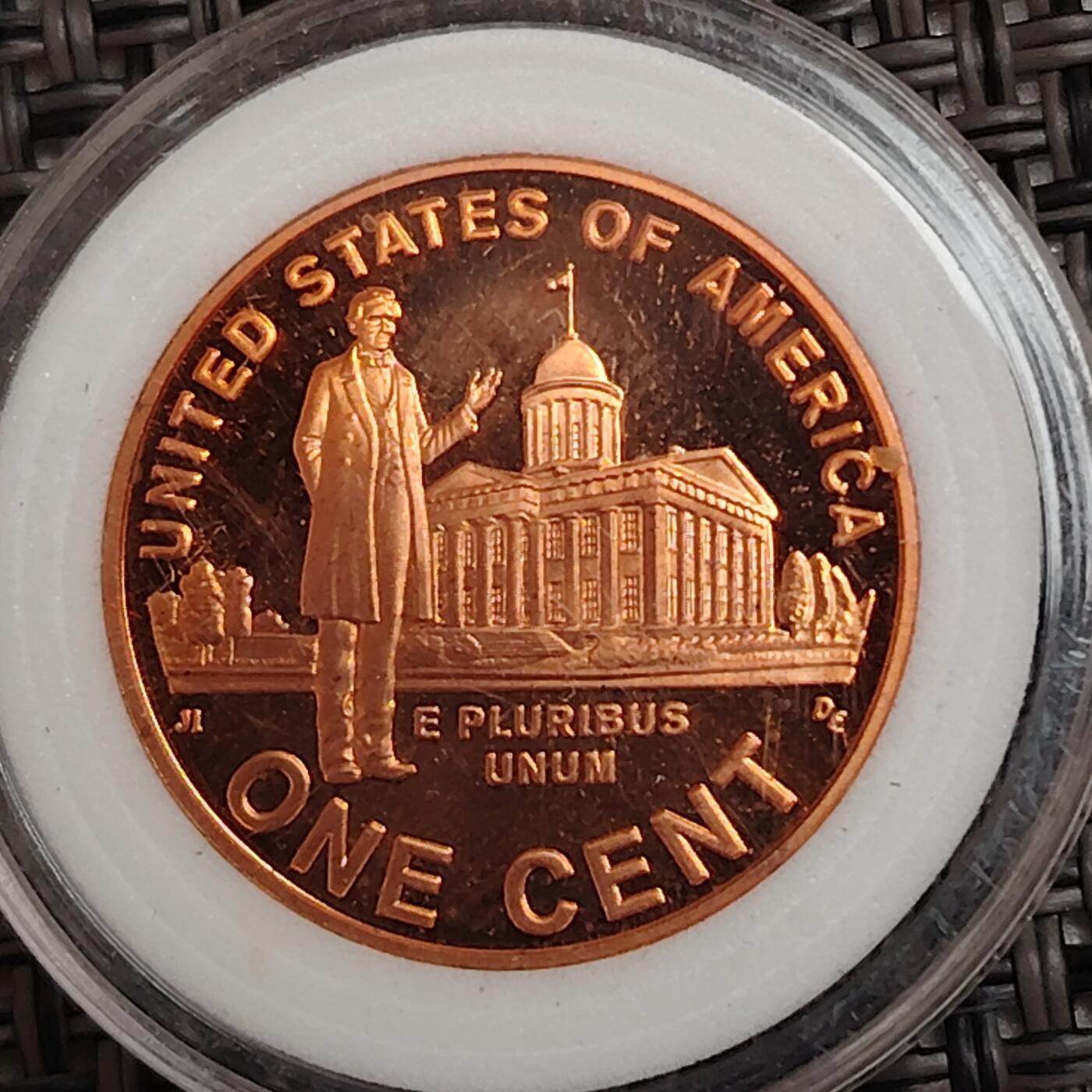 布加迪🐬～世界钱币(上海)🌾第 271 期 /  各国套币和散币 美国🇺🇸 2009年 1分 林肯头像精制币