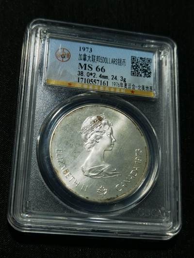 天下钱庄专场欢迎参拍 - 加拿大5加元银币，925银