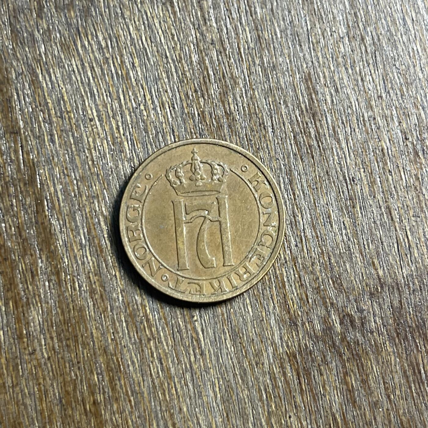 【春节前最后一拍，下一场3.3号】★第139场★散币场。不寄存，30包邮。不满30元，支付5元运费。《接受代拍 代送NGC评级》 50【无寄存】1936 挪威 2欧尔  7字 铜币