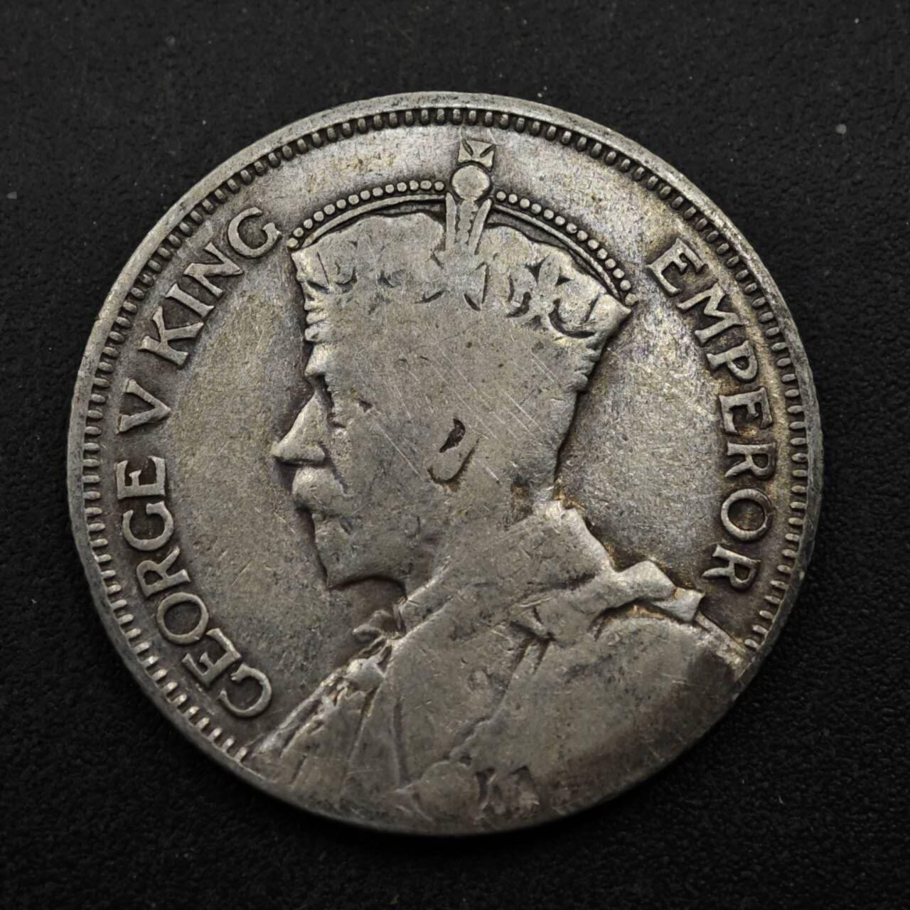 【淘币小摊】实时拍第八百五十三拍   散币银币场   满百包邮可预留二周 每周一统一发货   斐济1935年乔治五世一先令银币