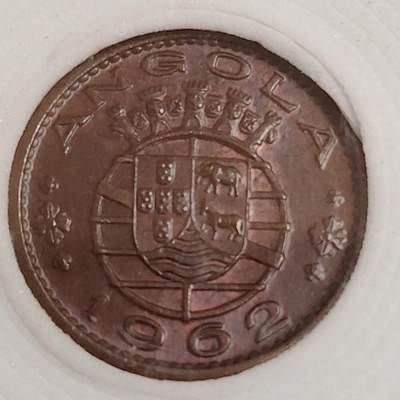 布加迪🐬～世界钱币(上海)🌾第 271 期 /  各国套币和散币 - 安哥拉🇦🇴 1962年 20分