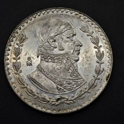 【淘币小摊】实时拍第八百五十三拍   散币银币场   满百包邮可预留二周 每周一统一发货   - 墨西哥1966年一比索低银币