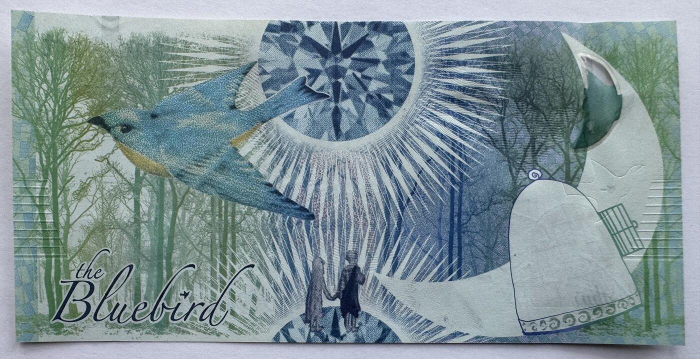 2026第2场（总第229期）：精品测试钞、连体钞综合场 哈萨克斯坦KAZ “蓝鸟” Durasafe三层复合基材测试钞UNC（窗口大鸟版）