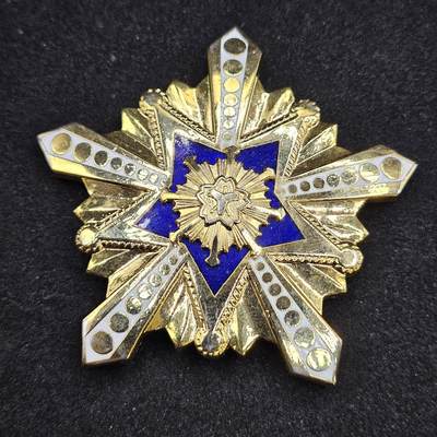 0元起拍勋章 第328期 咸鱼国勋章拍卖专场 1月25日（周日）下午6：00开始 - 大型章 消防自治45周年纪念章