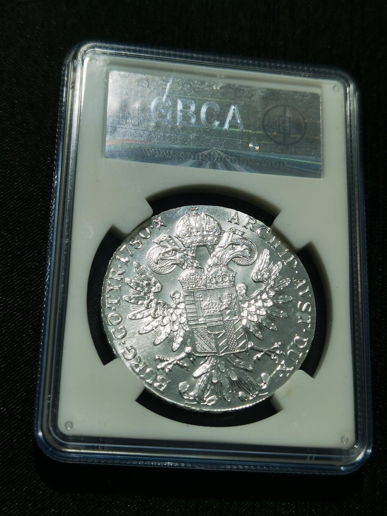 天下钱庄专场欢迎参拍 奥匈帝国大奶妈银币，官方后铸