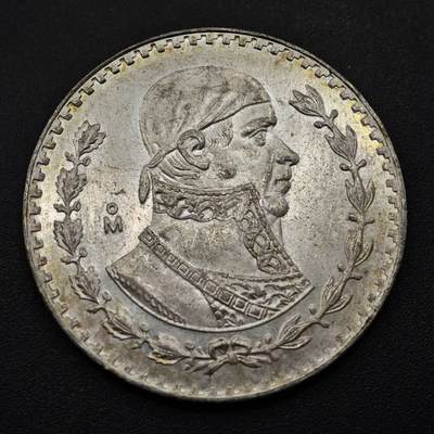 【淘币小摊】实时拍第八百五十三拍   散币银币场   满百包邮可预留二周 每周一统一发货   - 墨西哥1966年一比索低银币