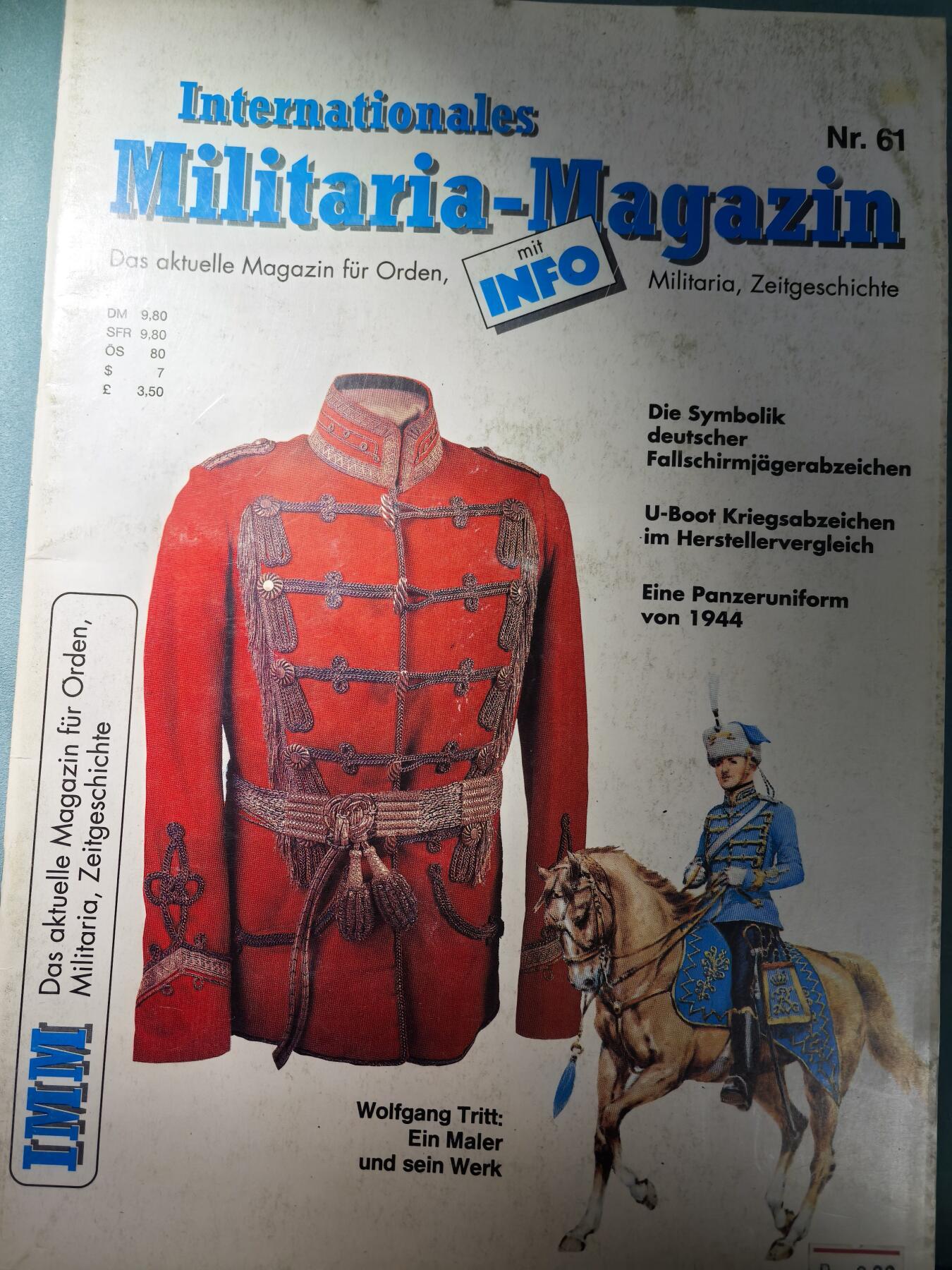 盛世勋华——号角文化勋章邮票专场拍卖第301期 德国出版 Militaria-Magazin杂志 总第61期 58页