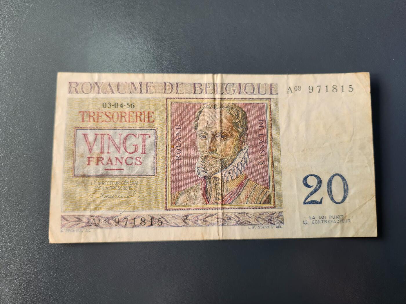 1月22号晚上8点 外国纸币自动截拍第11场 比利时原票美品