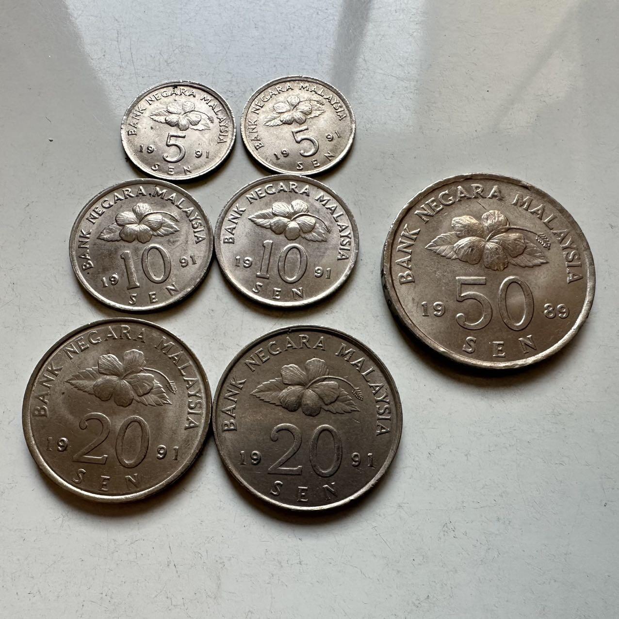 🌹外币初藏🌹🐯2026年第11场  每周二四六晚8️⃣点 接代拍 马来西亚民俗版 七枚