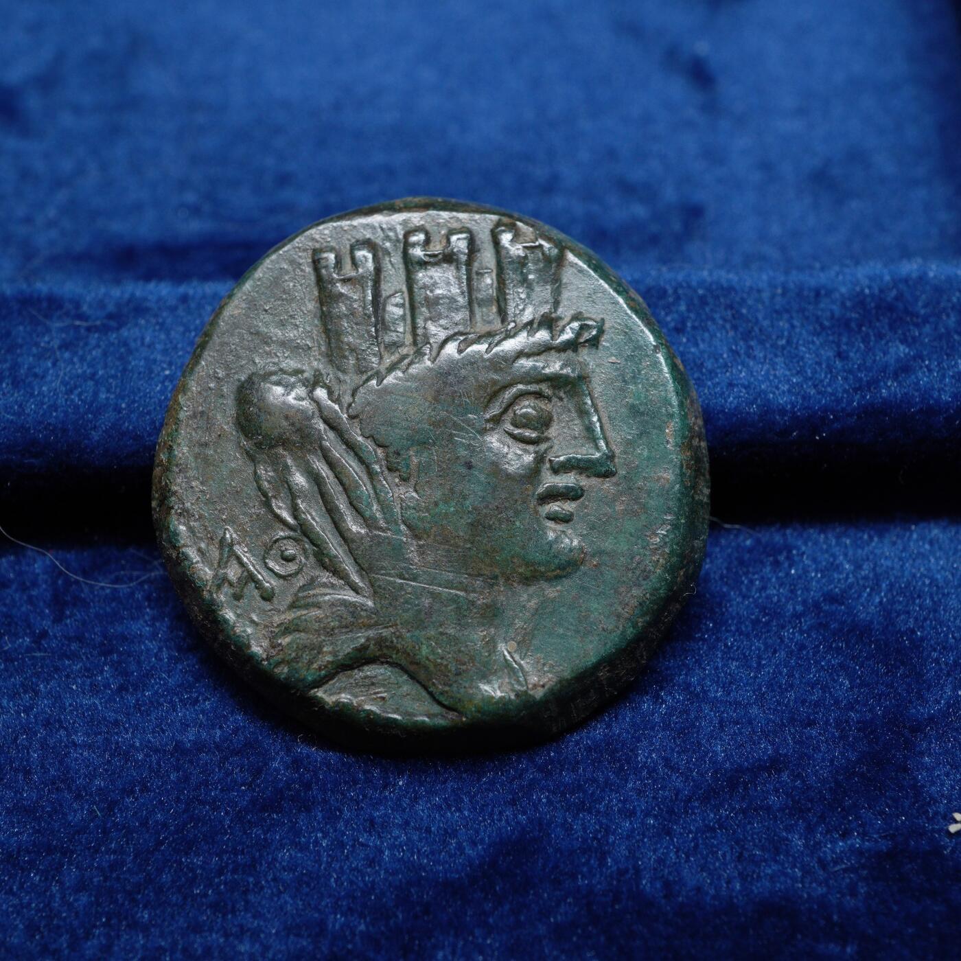 琋语集藏2026年02月欧洲古典打制币拍卖 希腊化时期-塞琉基斯的皮埃利亚地区 财富女神堤喀铜币