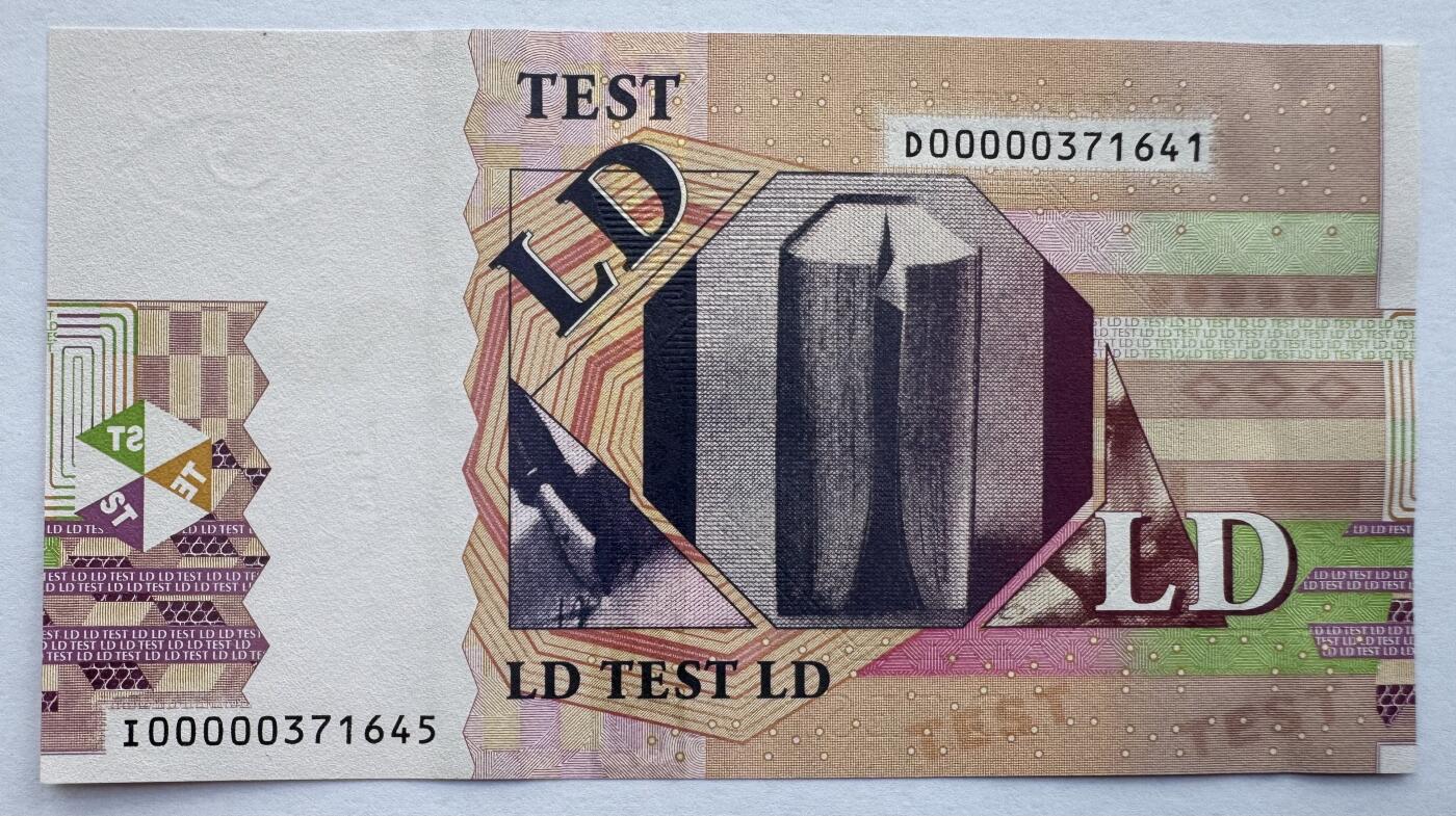 2026第2场（总第229期）：精品测试钞、连体钞综合场 法国FCO 纸质欧元测试钞UNC（全息条纹、眼睛水印）I、D冠号