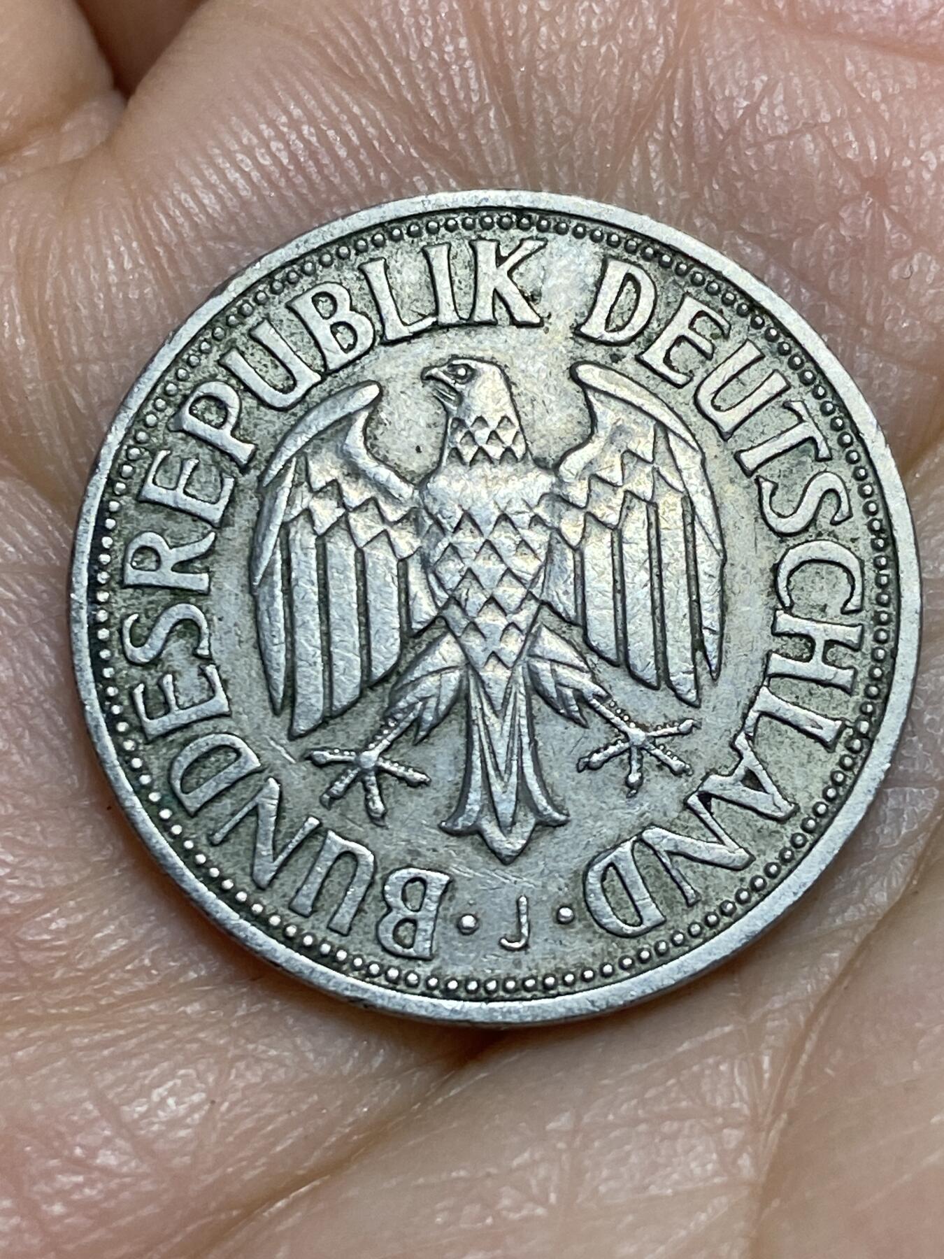 2026年第十三场(总第一百八十二场）外国好品散币场(免佣金) 德国🇩🇪1950年1马克(首发年，J标汉堡造)