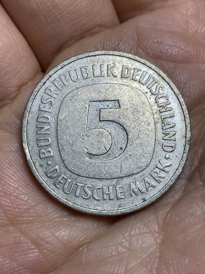 2026年第十四场(总第一百八十三场）外国好品散币场(免佣金) - 德国🇩🇪1979年5马克(第二版，G标卡尔斯鲁厄造)
