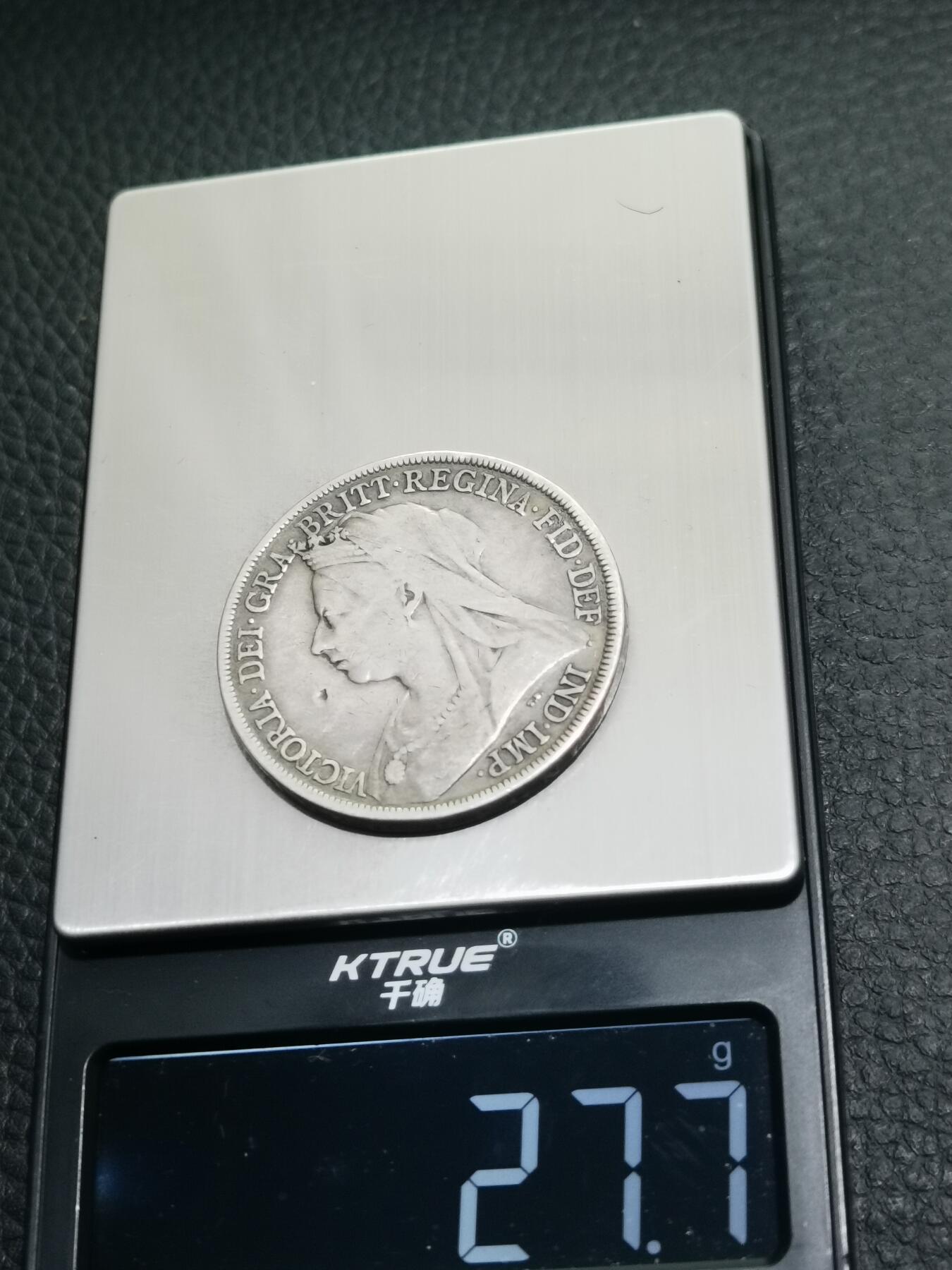 天下钱庄专场欢迎参拍 英国维多利亚披纱马剑银币