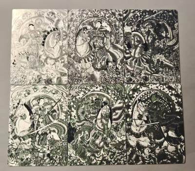 春节前倒数第三场！！龙虎卡牌-七三场（满200元包邮，无佣金，每周六结拍，欢迎送拍） - 粗闪线稿6张 星宿文创 冯涛 - 生肖三娘 上弹 一套