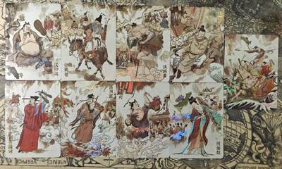 春节前倒数第三场！！龙虎卡牌-七三场（满200元包邮，无佣金，每周六结拍，欢迎送拍） - 彩闪9张 超吉梦 张导 - 八仙 一套