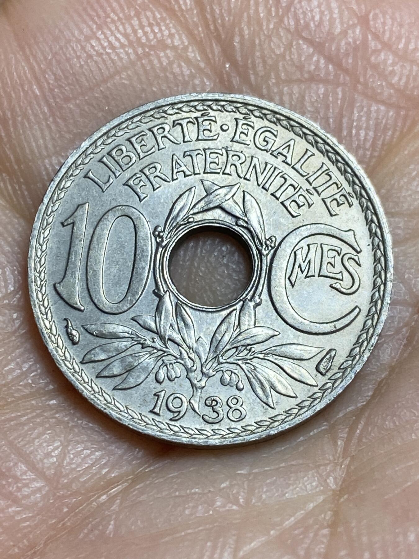 2026年第十四场(总第一百八十三场）外国好品散币场(免佣金) 法兰西第三共和国1938年10生丁(第四版，关门年)