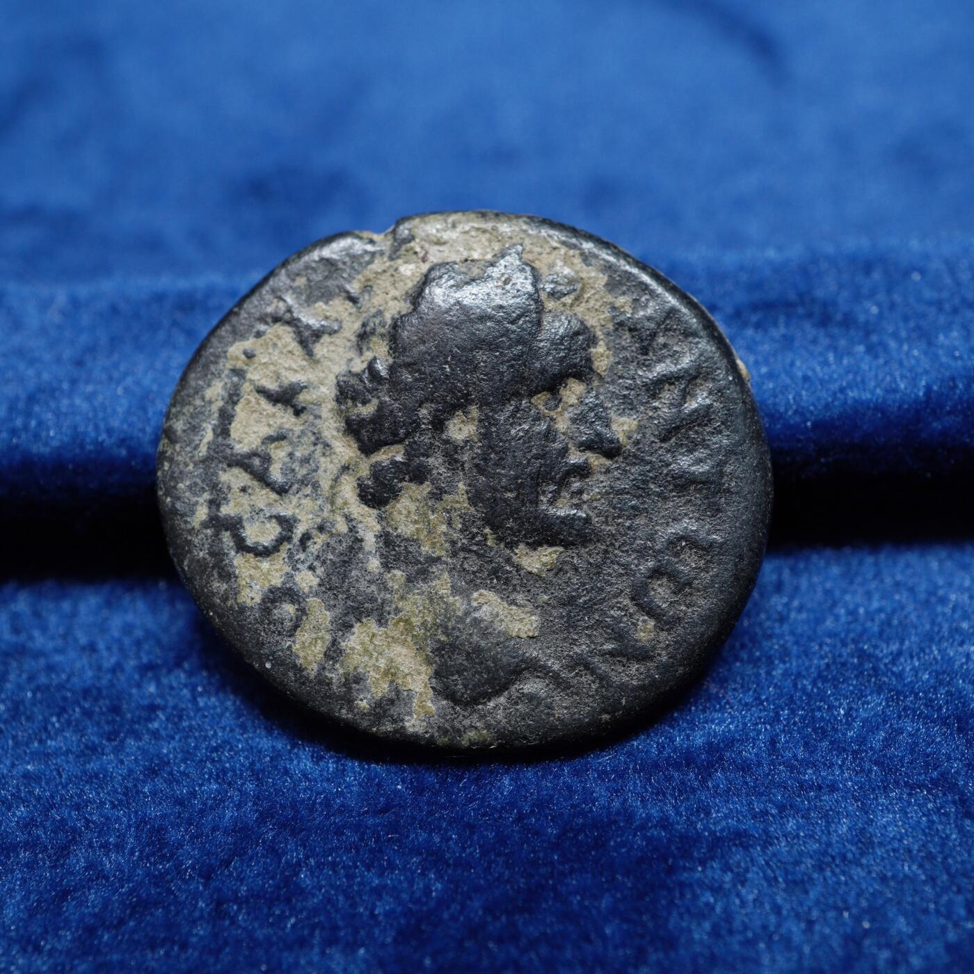 琋语集藏2026年02月欧洲古典打制币拍卖 古罗马潘菲利亚行省-安敦尼与阿波罗铜币