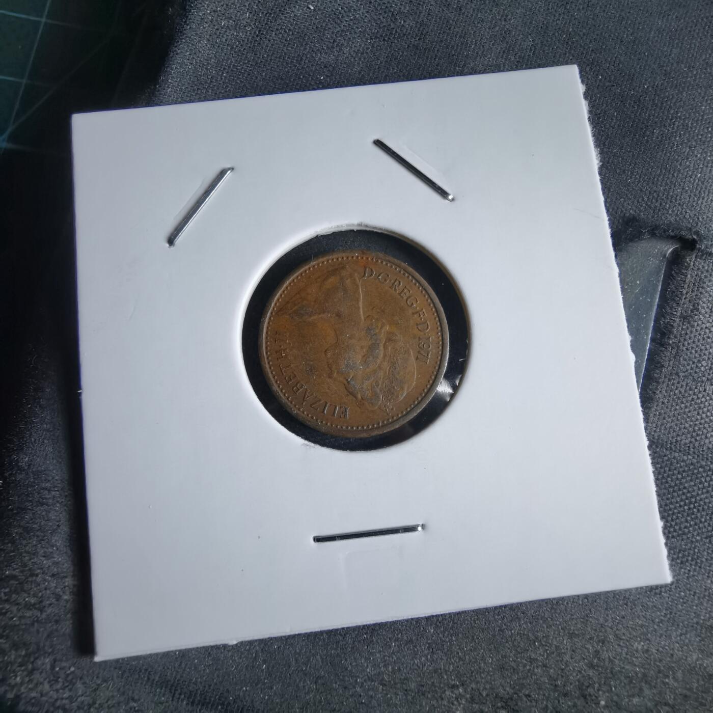 沼泽如烟--第969场 英国1971年半便士