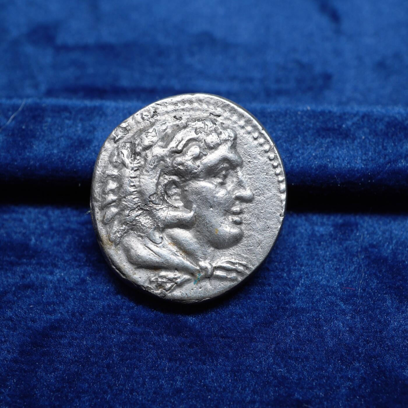 琋语集藏2026年02月欧洲古典打制币拍卖 古希腊马其顿王国大力神赫拉克勒斯4德银币