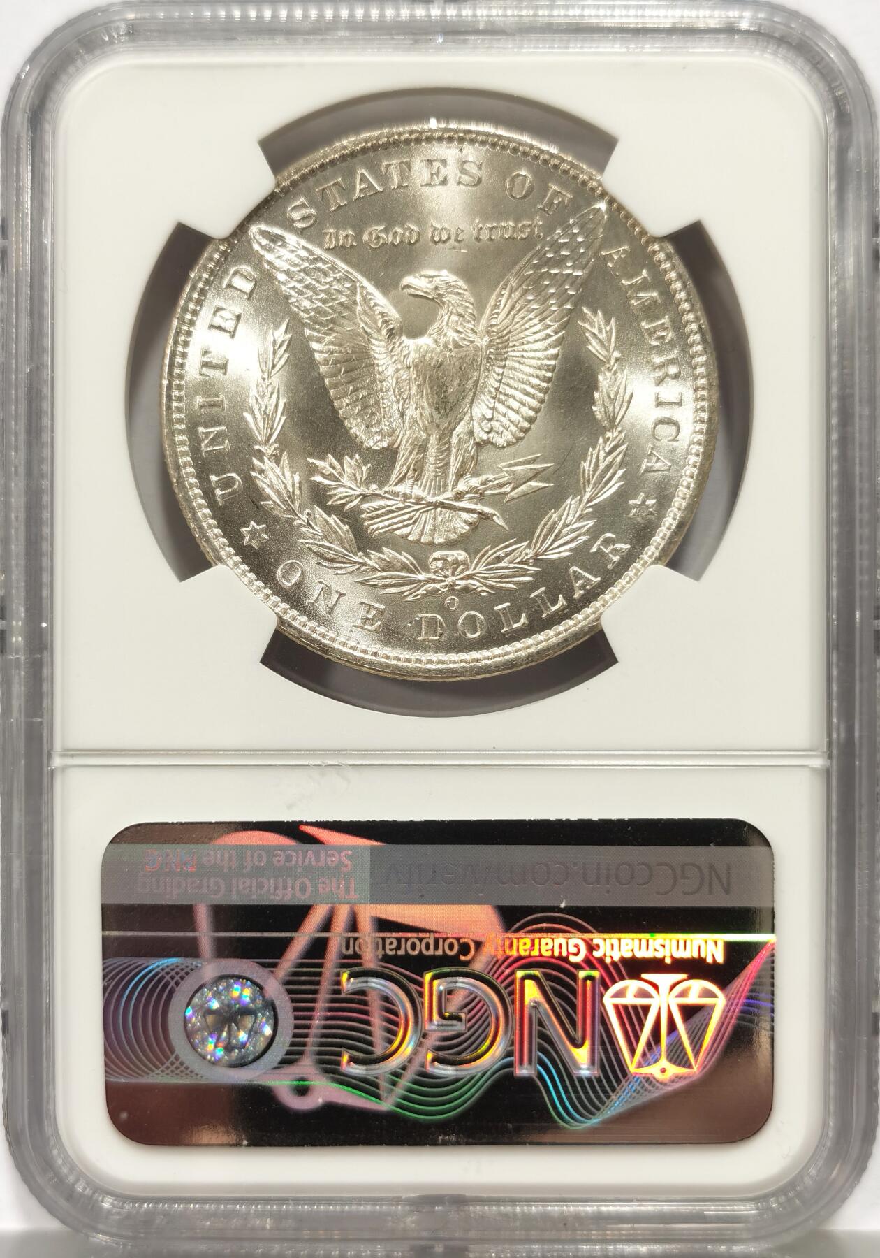 博洋堂世界钱币拍卖第158期（全场包邮） NGC MS66 美国1898 O 摩根 高分难得