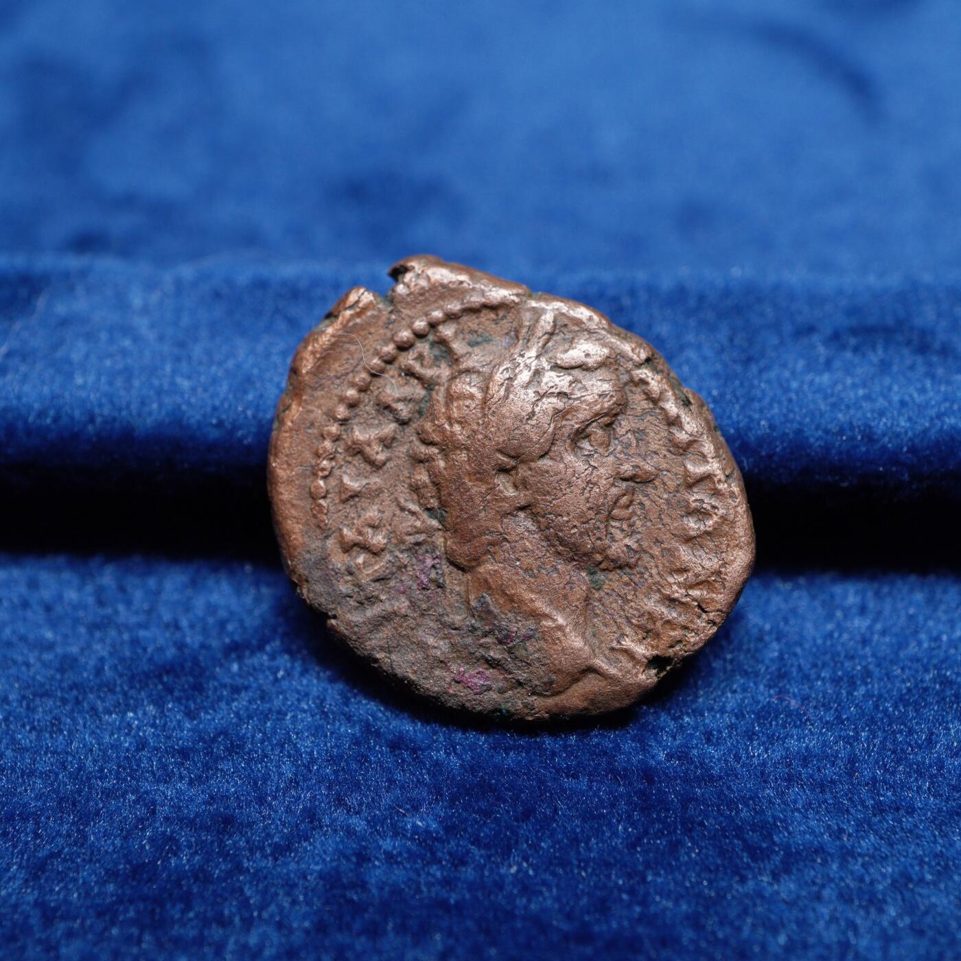 琋语集藏2026年02月欧洲古典打制币拍卖 古罗马色雷斯行省-安敦尼与玛尔斯铜币